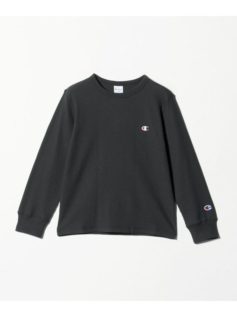 【SALE／10%OFF】＜Champion＞ワッフル ロングスリーブTシャツ / キッズ 140cm-160cm UNITED ARROWS gr..