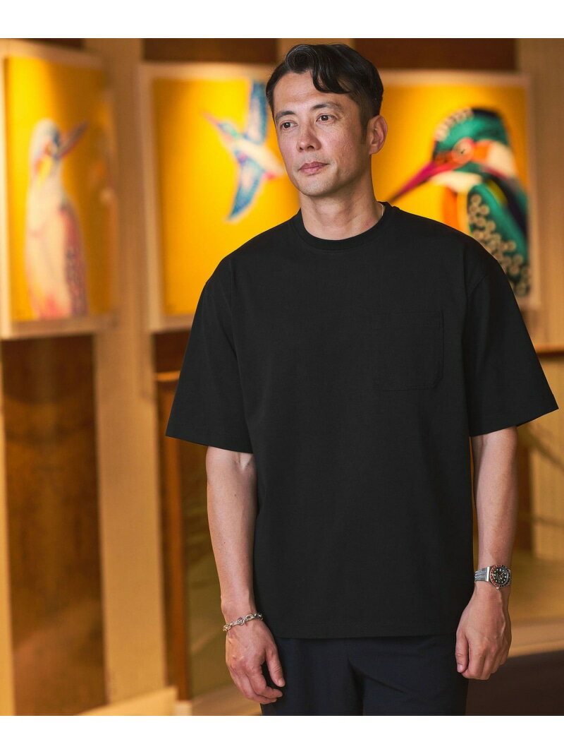 【別注/WEB限定】＜3/2 WORKS＞GLR ユーティリティ 半袖 Tシャツ カットソー UNITED ARROWS green label relaxing ユナイテッドアローズ グリーンレーベルリラクシング トップス カットソー・Tシャツ ホワイト ブラック ワインレッド グレー[Rakuten Fashion]