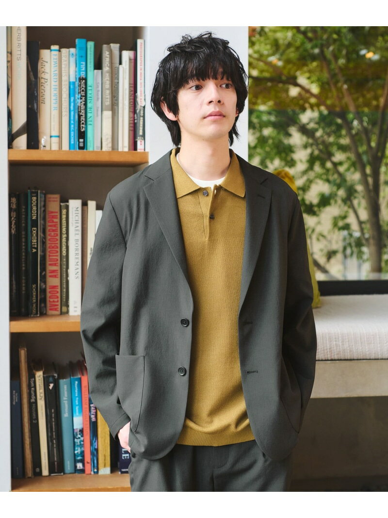 乐天商城 - Dot Air リラックス ジャケット -ストレッチ- UNITED ARROWS green label relaxing ユナイテッドアローズ グリーンレーベルリラクシング ジャケット・アウター テーラードジャケット・ブレザー ネイビー グリーン グレー【送料無料】[Rakuten Fashion]