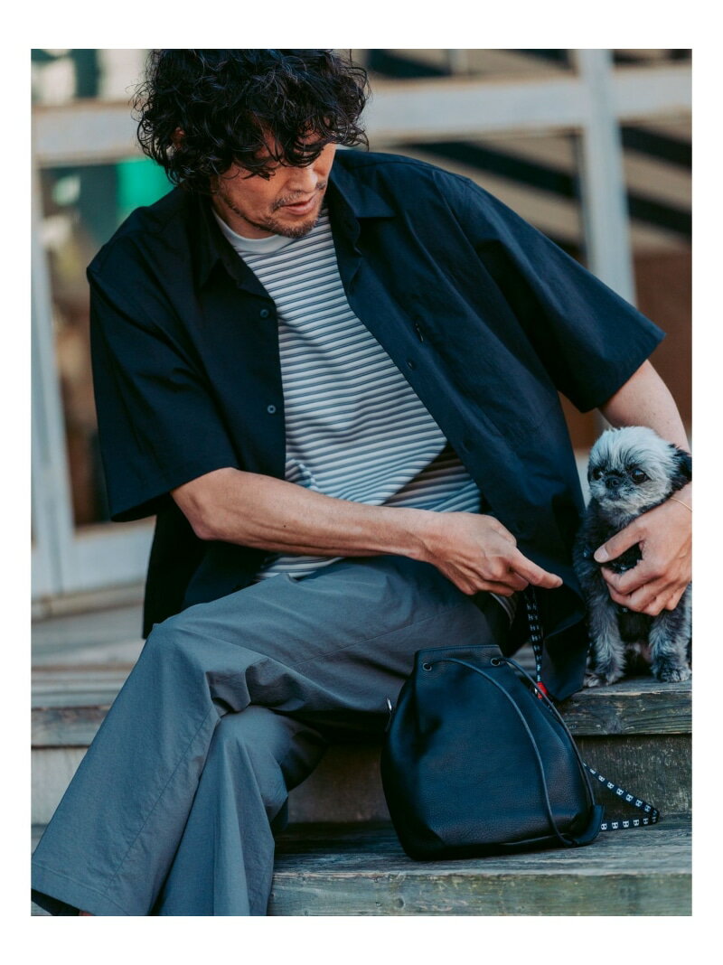 WONDER CLOTH ジャストルーズ レギュラーカラー 半袖 シャツ -ストレッチ・接触冷感・吸水速乾- UNITED ARROWS green label relaxing ユナイテッドアローズ グリーンレーベルリラクシング トップス シャツ・ブラウス グレー ブラ【先行予約】*【送料無料】[Rakuten Fashion]