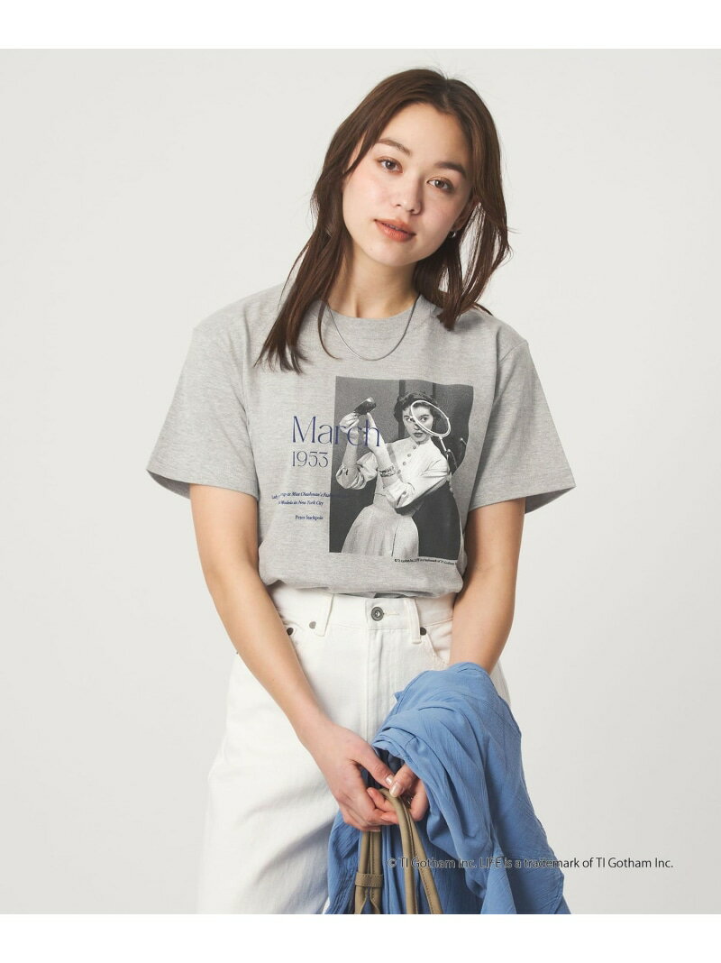 乐天商城 - 【別注】＜GOOD ROCK SPEED＞LIFE PC ショートスリーブTシャツ ミディアムグレー UNITED ARROWS green label relaxing ユナイテッドアローズ グリーンレーベルリラクシング トップス カットソー・Tシャツ グレー【送料無料】[Rakuten Fashion]