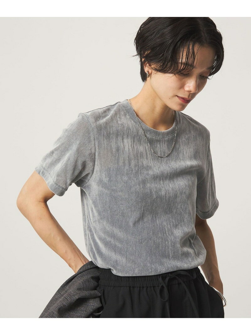 シアーフロッキー Tシャツ UNITED ARROWS green label relaxing ユナイテッドアローズ グリーンレーベルリラクシング トップス カットソー・Tシャツ グレー ブラック ブラウン【送料無料】[Rakuten Fashion] greenlabelrelaxing-10068384 green label relaxing サンプル画像3