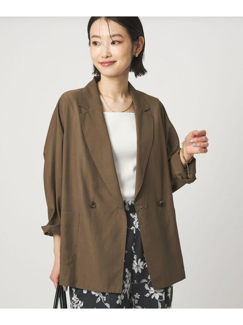 [size SHORTあり]VeryLight ベリーライト ジャケット ウォッシャブル 接触冷感 UNITED ARROWS green label relaxing ユナイテッドアローズ グリーンレーベルリラクシング ジャケット・アウター テーラードジャケット・ブレザー ブラウン ブラ【送料無料】[Rakuten Fashion]
