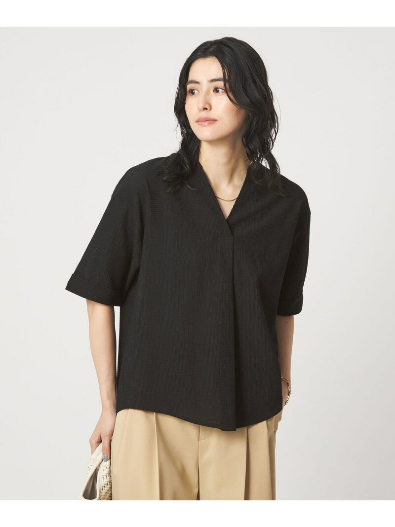 Rakuten - サッカー スキッパー プルオーバー カットソー UNITED ARROWS green label relaxing ユナイテッドアローズ グリーンレーベルリラクシング トップス カットソー・Tシャツ イエロー ブラック ホワイト【送料無料】[Rakuten Fashion]