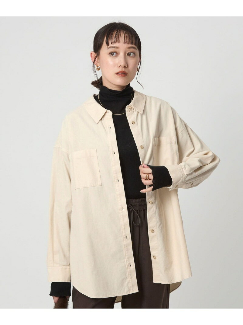 ライトコール シャツ UNITED ARROWS green label relaxing ユナイテッドアローズ グリーンレーベルリラ..