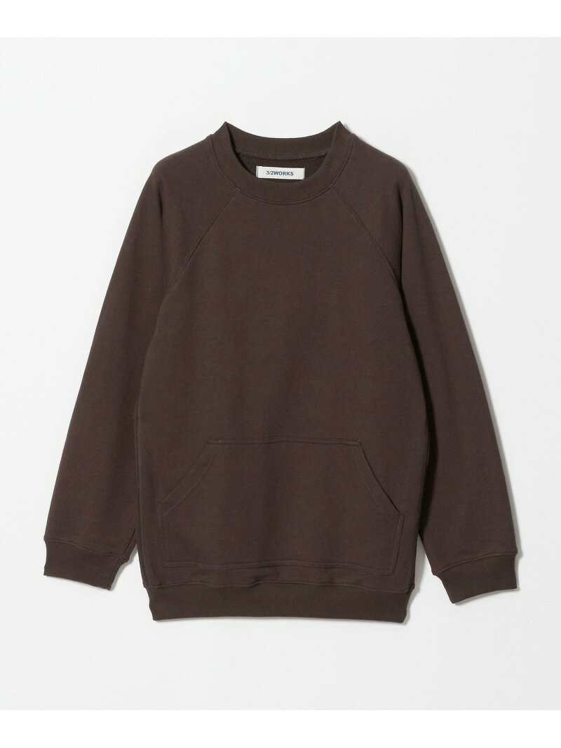 【別注】【WEB限定】＜3/2 WORKS＞クラシック スウェット UNITED ARROWS green label relaxing ユナイテッドアローズ グリーンレーベルリラクシング トップス スウェット・トレーナー ブラウン パープル グレー ピンク【送料無料】[Rakuten Fashion]