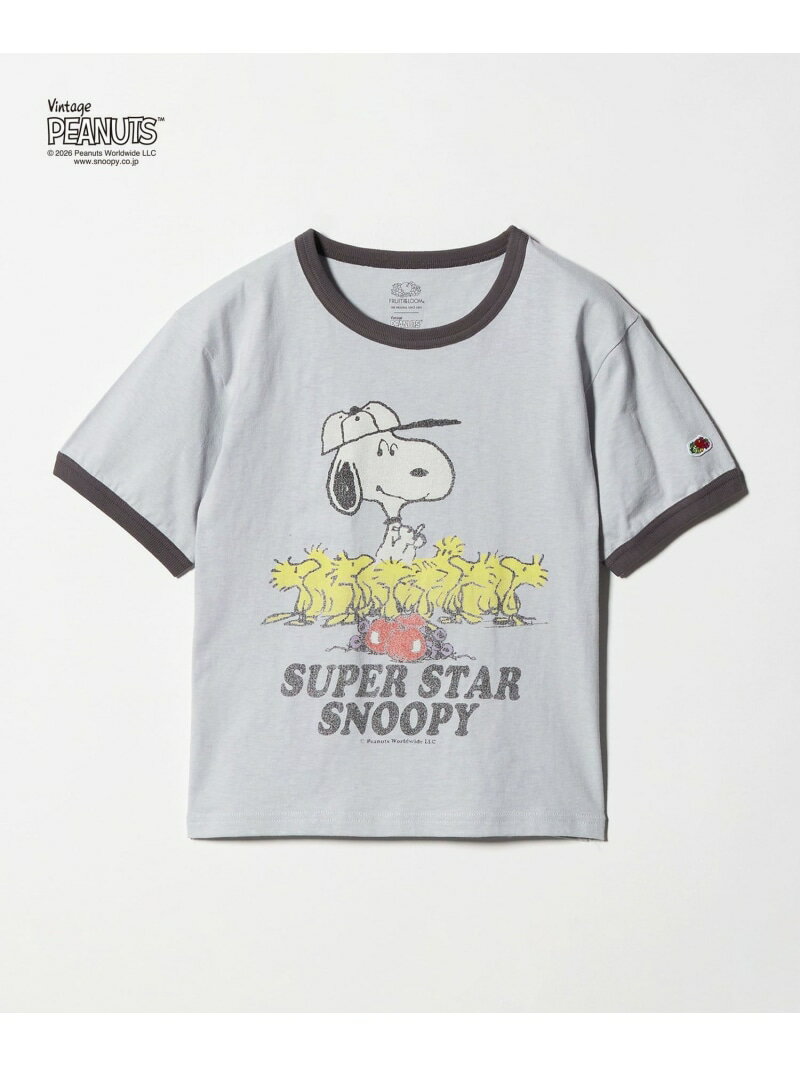 乐天商城 - 【別注】＜FRUIT OF THE LOOM * PEANUTS＞リンガーTシャツ / キッズ 140cm-150cm UNITED ARROWS green label relaxing ユナイテッドアローズ グリーンレーベルリラクシング トップス カットソー・Tシャツ ホワイト グリーン グレー[Rakuten Fashion]