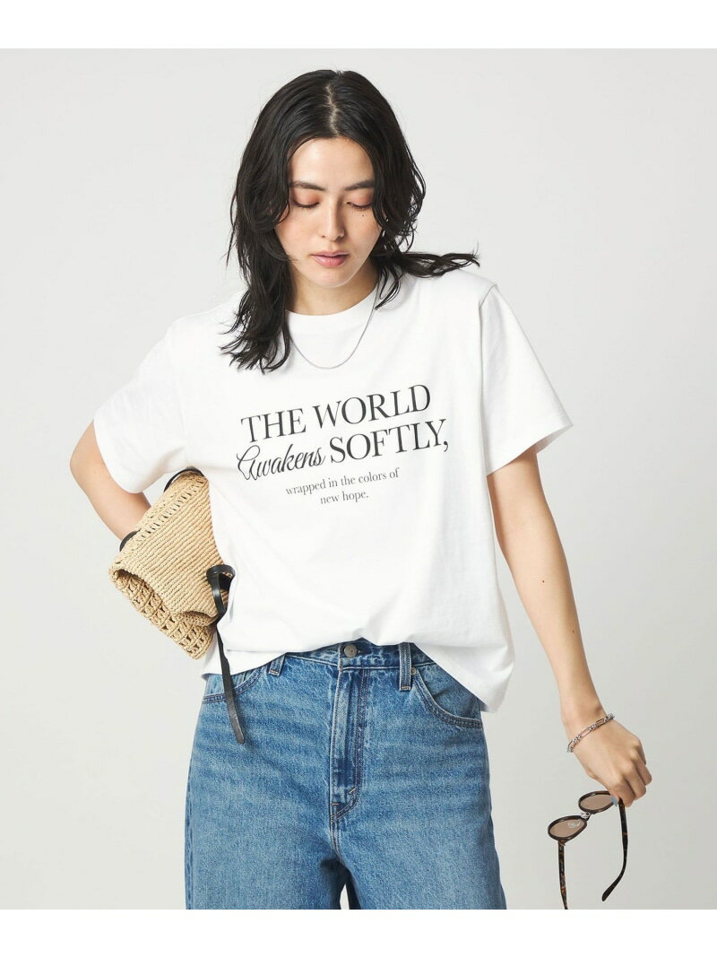 Rakuten - アソート グラフィック ショートスリーブ Tシャツ UNITED ARROWS green label relaxing ユナイテッドアローズ グリーンレーベルリラクシング トップス カットソー・Tシャツ ベージュ ホワイト グレー【送料無料】[Rakuten Fashion]