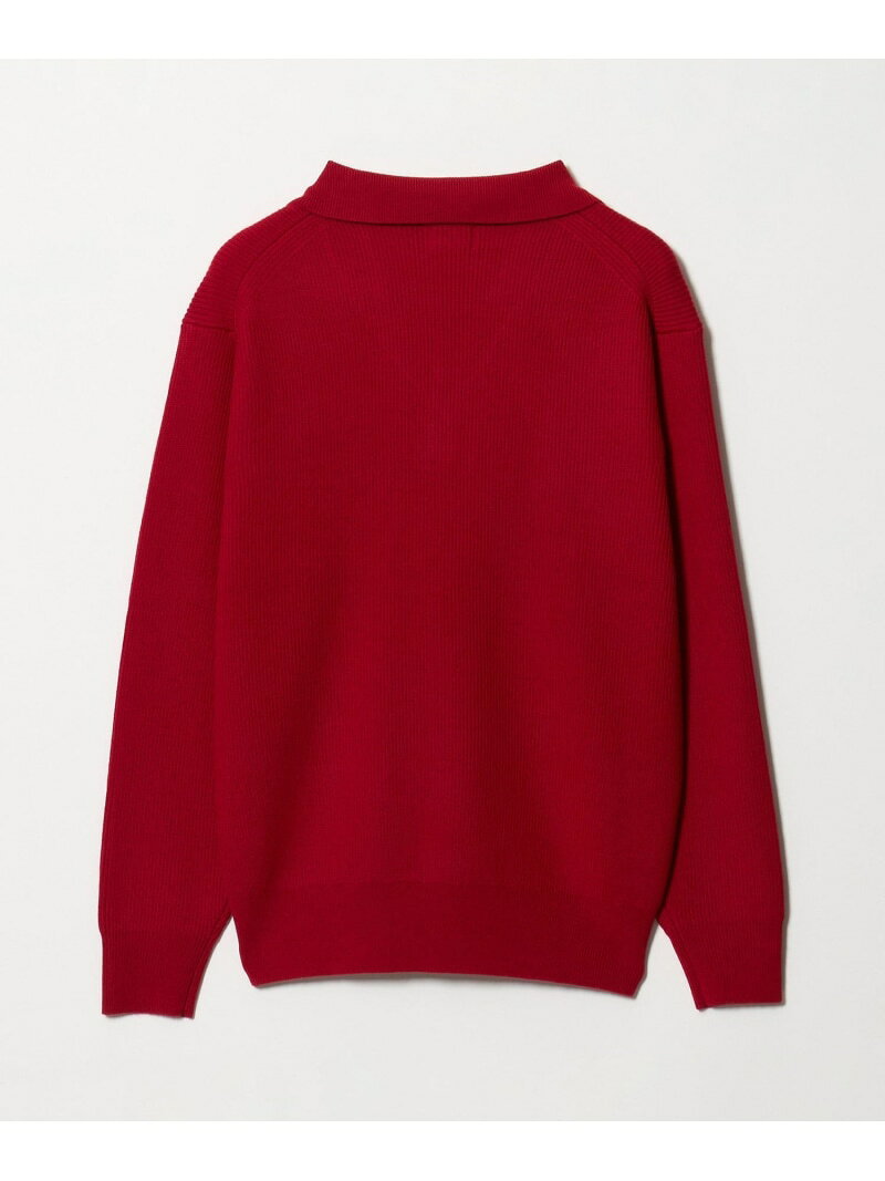 アゼ Vネック スキッパー ニット ポロシャツ UNITED ARROWS green labe