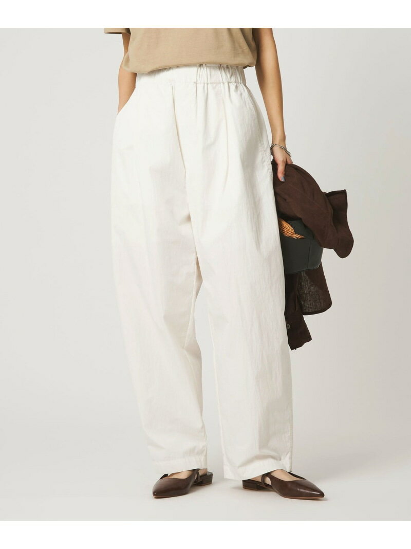 Rakuten - [size SHORTあり]イージー カーブ パンツ オフホワイト ウォッシャブル UNITED ARROWS green label relaxing ユナイテッドアローズ グリーンレーベルリラクシング パンツ その他のパンツ ホワイト【送料無料】[Rakuten Fashion]