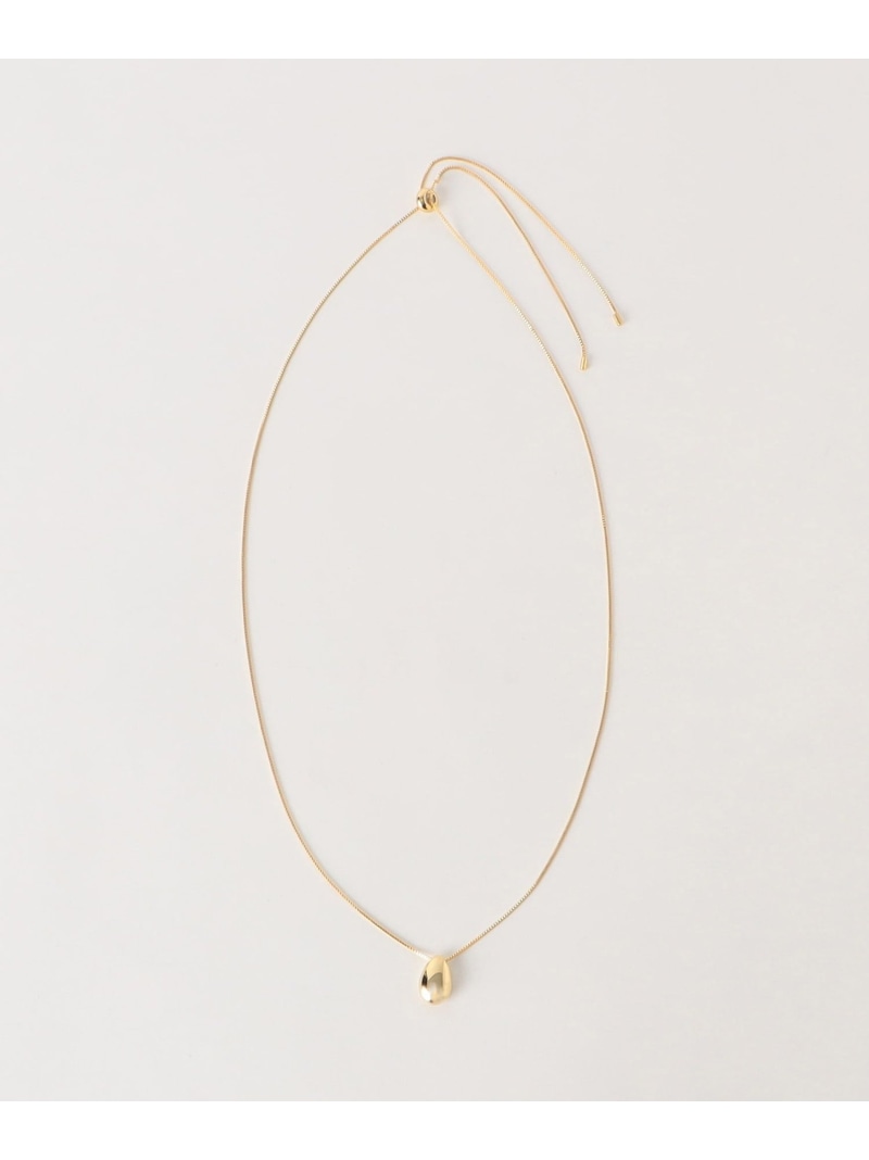ドロップメタル スライドネックレス UNITED ARROWS green label relaxing ユナイテ...