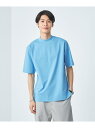 グリーンレーベル リラクシング 服 メンズ オーガニック ポンチ モックネック Tシャツ UNITED ARROWS green label relaxing ユナイテッドアローズ グリーンレーベルリラクシング トップス カットソー・Tシャツ ブルー ホワイト ブラック【送料無料】[Rakuten Fashion]