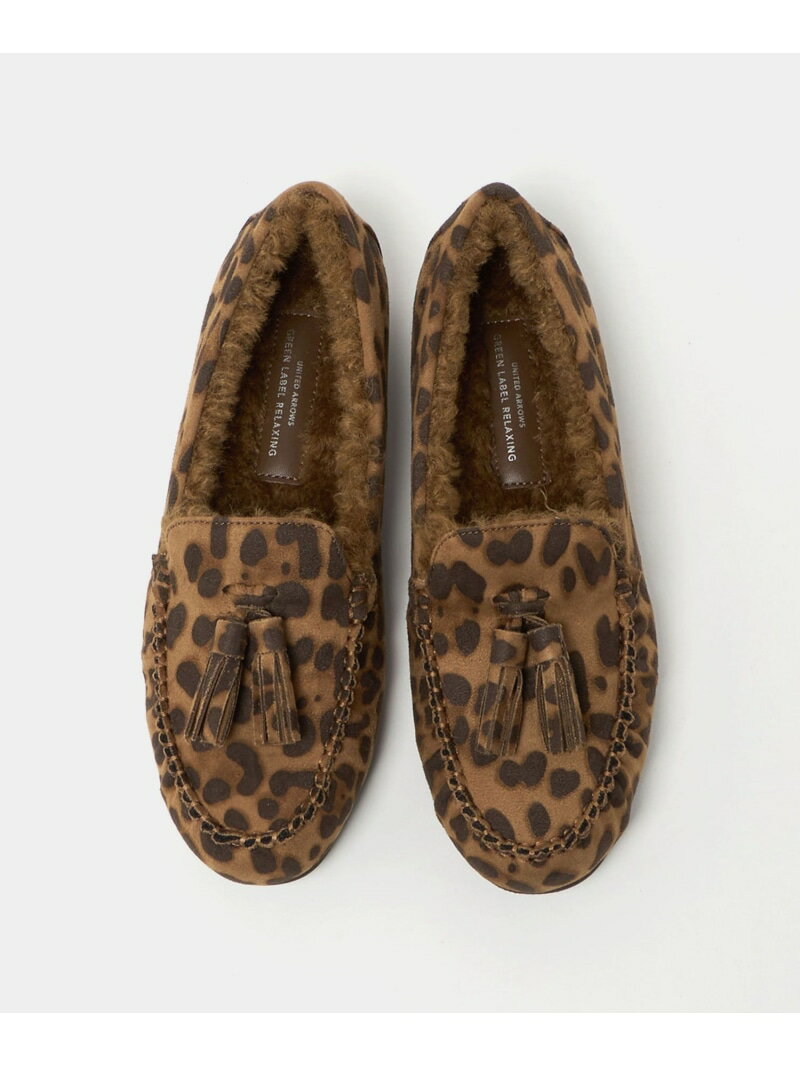 【WEB限定】ウォームタッセル モカシン 撥水 UNITED ARROWS green label relaxing ユナイテッドアロー..