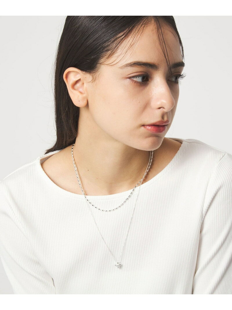2連チェーン ポコポコチャーム ネックレス UNITED ARROWS green label relaxing ユ...