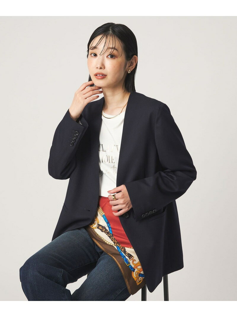 楽天市場】green label relaxing ノーカラージャケットの通販