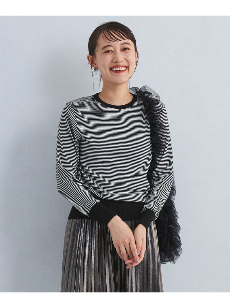 ＜gicipi＞FRAGORA ロングスリーブ カットソー UNITED ARROWS green label relaxing ユナイテッドアローズ グリーンレーベルリラクシング トップス カットソー・Tシャツ ホワイト ブラック ネイビー【送料無料】[Rakuten Fashion]のサムネイル