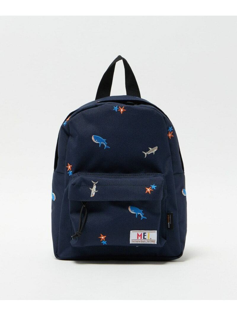 樂天商城 - 【別注】＜MEI＞デイパック S(シャーク) / キッズ / リュック UNITED ARROWS green label relaxing ユナイテッドアローズ グリーンレーベルリラクシング バッグ リュック・バックパック ネイビー【送料無料】[Rakuten Fashion]