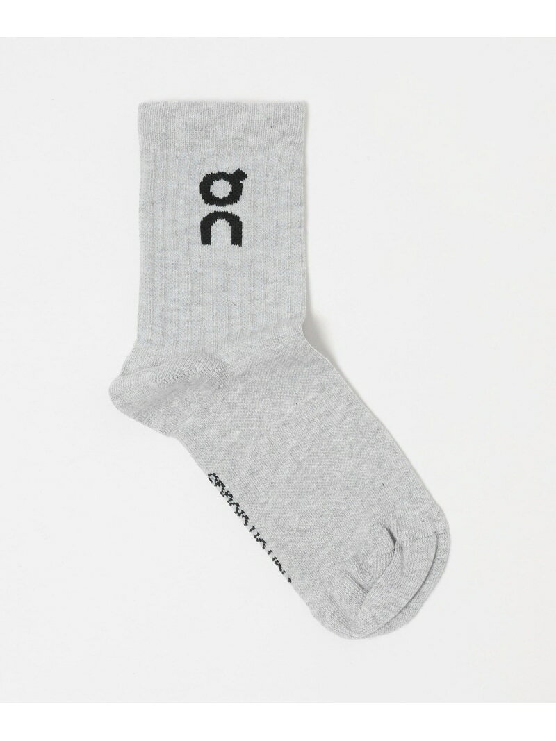 【WEB限定】＜On＞ロゴソックス ハイ 3パック UNITED ARROWS green label relaxing ユナイテッドアローズ グリーンレーベルリラクシング 靴下・レッグウェア 靴下 グレー グリーン[Rakuten Fashion] greenlabelrelaxing-10068602 green label relaxing サンプル画像3