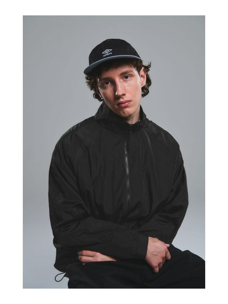 【別注】＜UMBRO＞スタンド ジャケット ブルゾン UNITED ARROWS green label relaxing ユナイテッドアローズ グリーンレーベルリラクシング ジャケット・アウター ブルゾン・ジャンパー ブラック ホワイト【送料無料】[Rakuten Fashion]