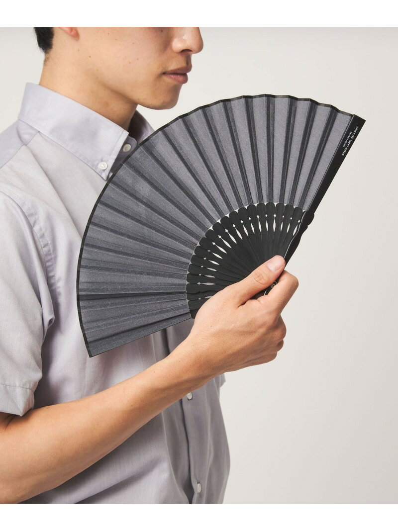 GLR オリジナル 扇子 UNITED ARROWS green label relaxing ユナイテッドアローズ グリーンレーベルリラクシング 着物・浴衣・和装小物 和装小物 ネイビー ブルー ベージュ グレー ブラック[Rakuten Fashion]