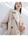 【SALE/15%OFF】<EMMEL REFINES>EM ダブルボタン フレア トレンチコート EMMEL REFINES ユナイテッドアローズ グリーンレ...