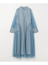 <ANDRESD>チュール パイピング ワンピース< Select by EMMEL REFINES > EMMEL REFINES ユナイテッドアローズ グリ...