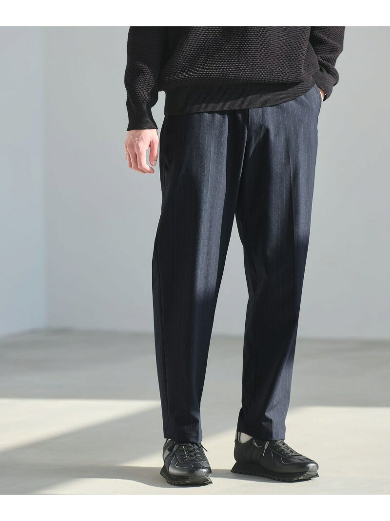 Rakuten - 【SALE／25%OFF】ストライプ ワイド ユーティリティパンツ W2 イージーパンツ -ストレッチ- UNITED ARROWS green label relaxing ユナイテッドアローズ グリーンレーベルリラクシング パンツ その他のパンツ グレー ネイビー【RBA_E】【送料無料】[Rakuten Fashion]