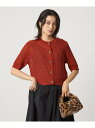 メッシュ ニット ショートスリーブ カーディガン UNITED ARROWS green label relaxing ユナイテッドアローズ グリーンレーベルリ...