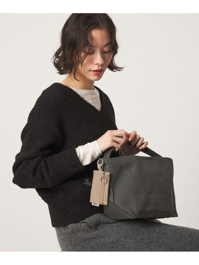【別注】＜TEMBEA * john masters UNITED ARROWS＞ キューブ トートバッグ john masters UNITED ARROWS ユナイテッドアローズ グリーンレーベルリラクシング バッグ ショルダーバッグ グレー ベージュ【送料無料】[Rakuten Fashion]
