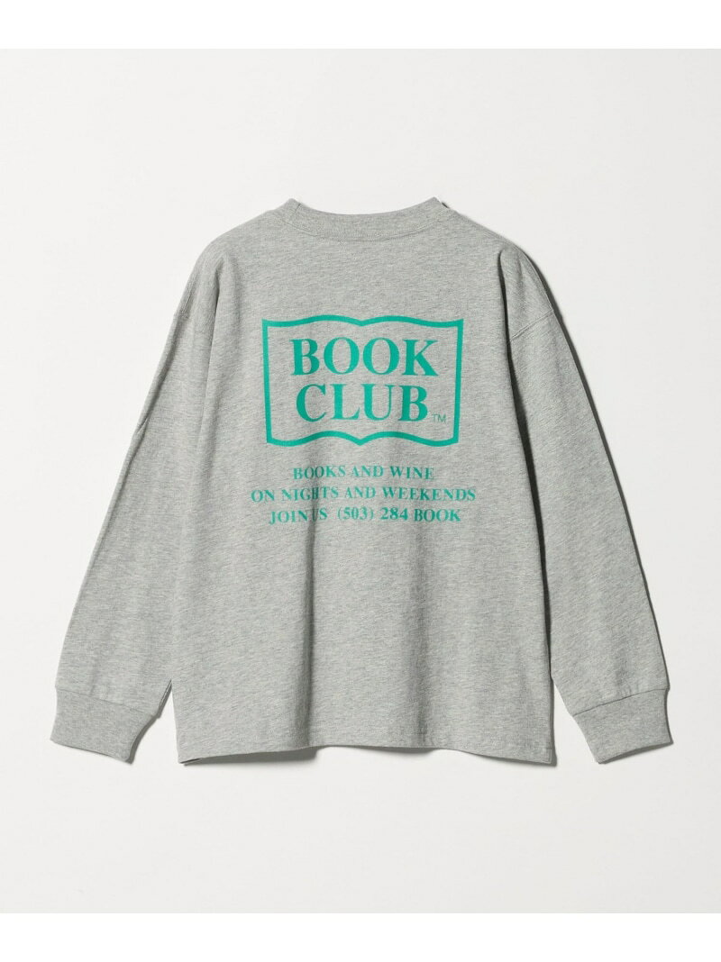 乐天商城 - 【SALE／40%OFF】【別注】＜BOOK CLUB＞ロゴ ロングスリーブTシャツ / キッズ 140cm-150cm UNITED ARROWS green label relaxing ユナイテッドアローズ グリーンレーベルリラクシング トップス カットソー・Tシャツ グレー ホワイト【RBA_E】[Rakuten Fashion]