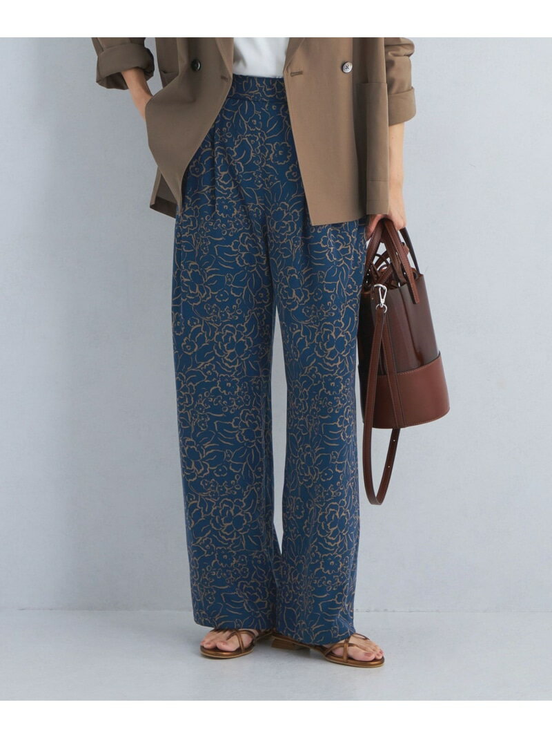 【SALE／40%OFF】フラワープリント パンツ UNITED ARROWS green label relaxing ユナイテッドアローズ グリーンレーベルリラクシング パンツ その他のパンツ【RBA_E】【送料無料】[Rakuten Fashion]のサムネイル