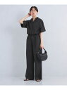 【SALE/10%OFF】<le>オープンカラー ジャンプスーツ UNITED ARROWS green label relaxing ユナイテッドアローズ グ...
