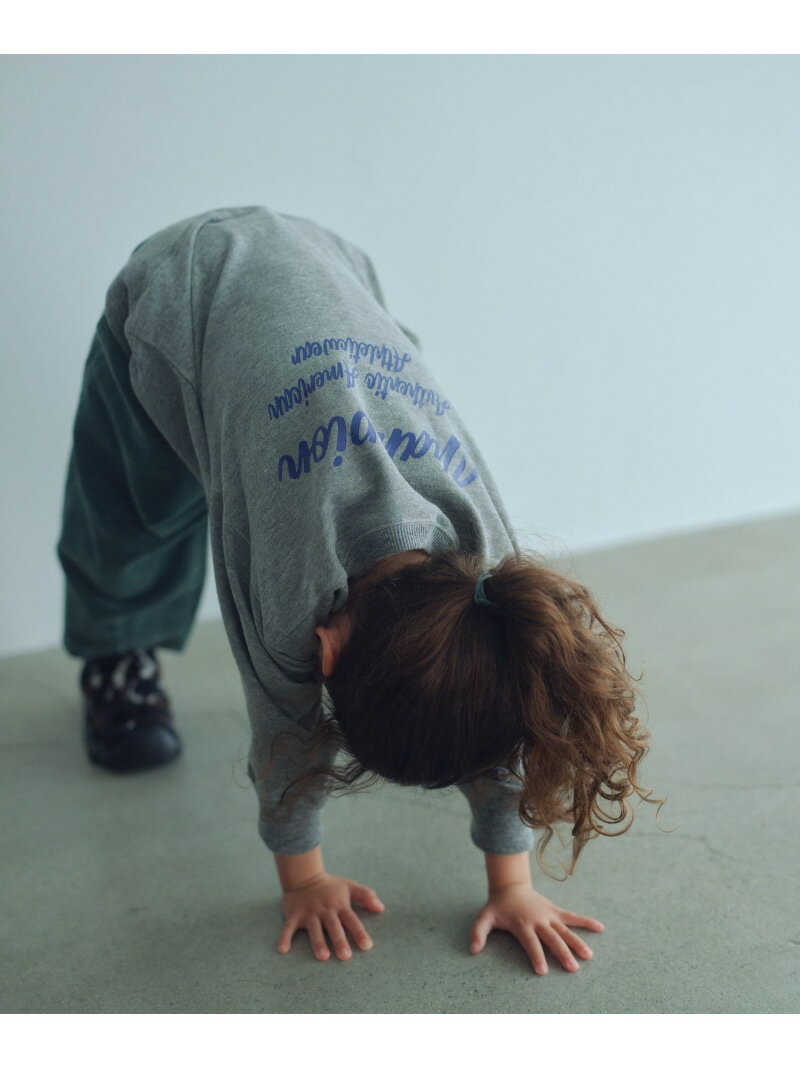 ＜Champion＞クルーネック スウェット / トレーナー / キッズ 110cm-130cm UNITED ARROWS green label relaxing ユナイテッドアローズ グリーンレーベルリラクシング トップス スウェット・トレーナー グリーン グレー【送料無料】[Rakuten Fashion]のサムネイル