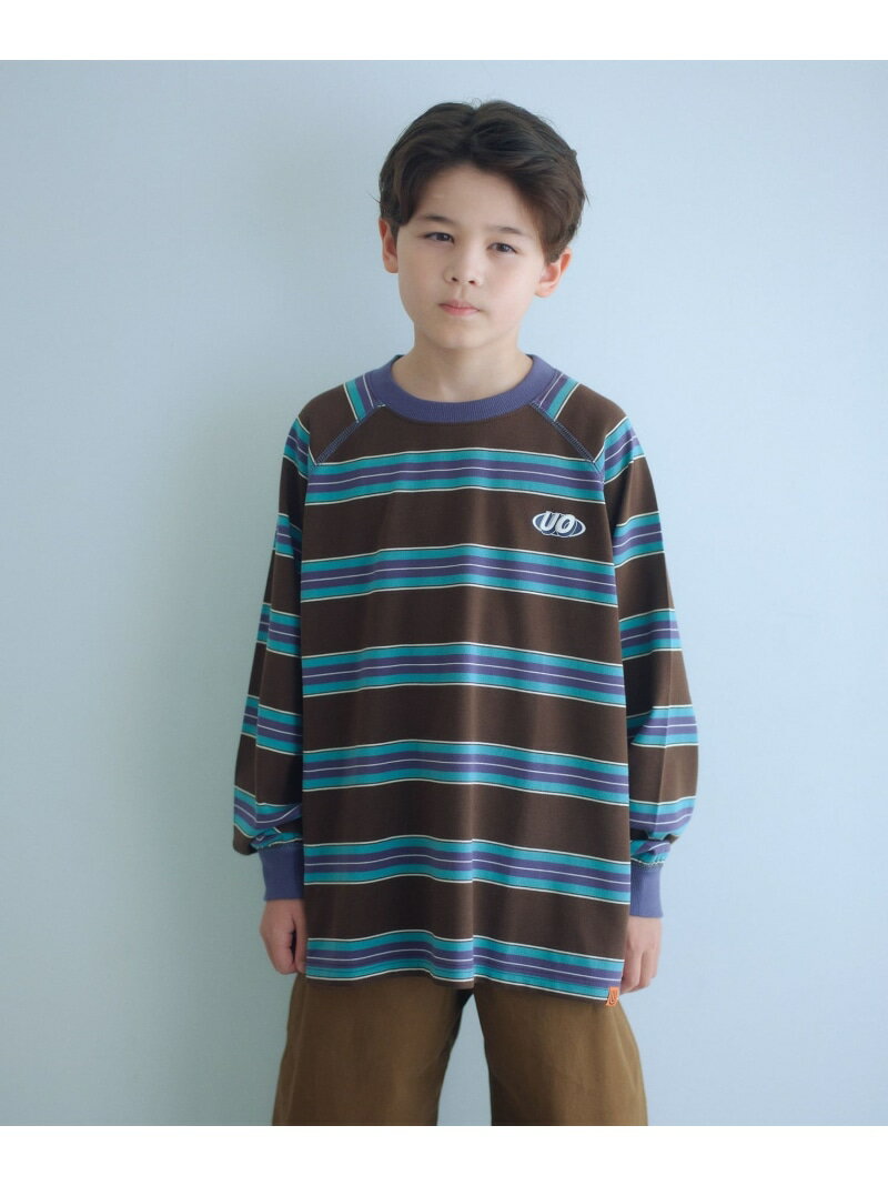 【別注】＜UNIVERSAL OVERALL＞ボーダー プルオーバー / キッズ 140cm-160cm UNITED ARROWS green labe..