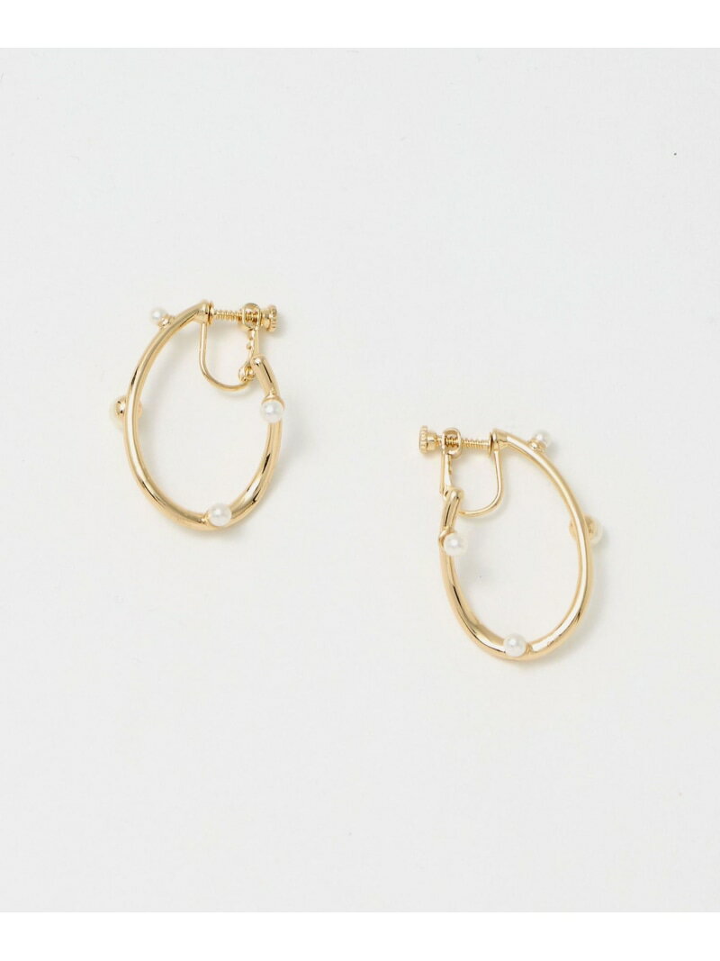 ドロップフープ イヤリング UNITED ARROWS green label relaxing ユナイテッドアローズ グリーンレーベルリラクシング アクセサリー・腕時計 イヤリング・イヤーカフ シルバー ゴールド[Rakuten Fashion]