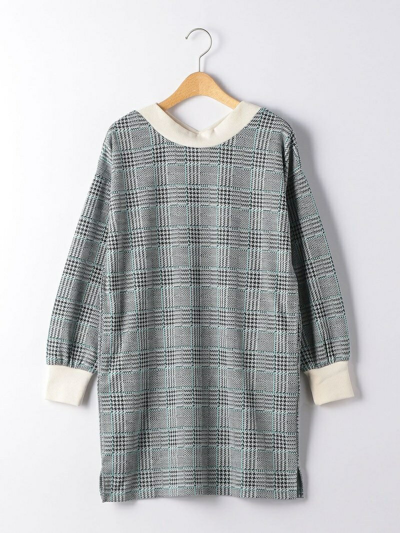 [Rakuten Fashion]【ジュニア】ジャカードチェックワンピース UNITED ARROWS green label relaxing ユナイテッドアローズ グリーンレーベルリラクシング ワンピース シャツワンピース ネイビー イエロー【送料無料】