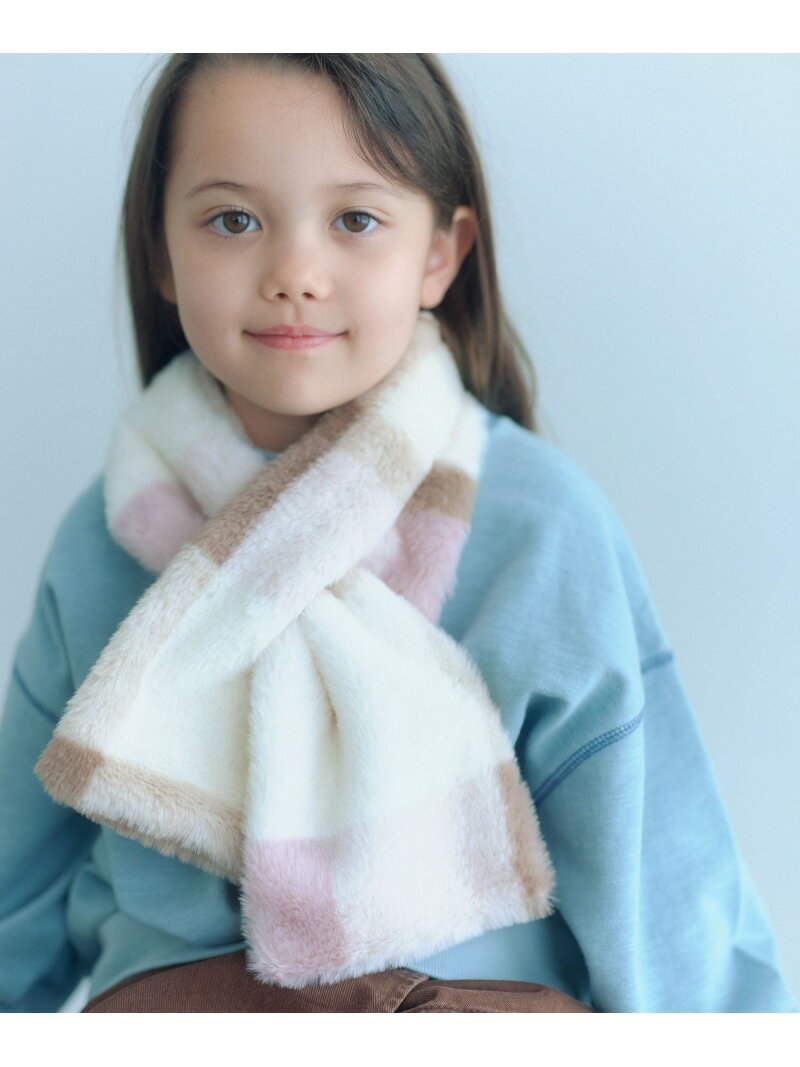 チェック マフラー / キッズ UNITED ARROWS green label relaxing ユナイテッドアローズ グリーンレー..