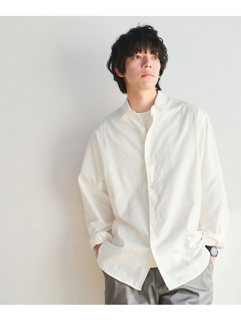 Rakuten - 【SALE／10%OFF】FINE BASIC スビン オックスフォード ジャストルーズ シャツ UNITED ARROWS green label relaxing ユナイテッドアローズ グリーンレーベルリラクシング トップス シャツ・ブラウス グレー ホワイト【RBA_E】【送料無料】[Rakuten Fashion]