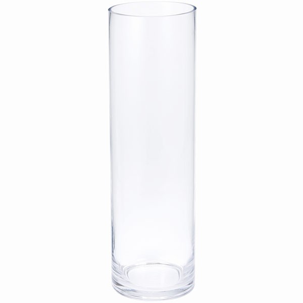 ガラス花瓶 大型 おしゃれ 人気 フラワーベース 花器 花瓶 ガラス花器 ガラス 円柱 筒型 筒形 インテリア 透明 クリア 硝子 花入れ フラワーアレンジメント 花 緑 花束 ブーケ ディスプレイ ギフト プレゼント 会場装花 大きい 大きめ エース シリンダー 直径12cm×全高40cm