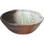 【国産品】水鉢・白釉ビードロ流し浅型(全高18cm×幅54cm)(陶器製)(信楽焼/しがらきやき/伝統工芸)(スイレン鉢/水蓮鉢/睡蓮鉢/器)(ビオトープ/ハイドロカルチャー/水生植物)(日本製・MADE IN JAPAN・メイド・イン・ジャパン)