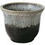 【国産品】水鉢・白古窯変天(全高48cm×幅60cm)(陶器製)(信楽焼/しがらきやき/伝統工芸)(スイレン鉢/水蓮鉢/睡蓮鉢/器)(ビオトープ/ハイドロカルチャー/水生植物)(日本製・MADE IN JAPAN・メイド・イン・ジャパン)