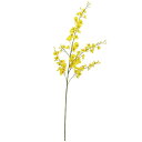 【造花】おしゃれ インテリア オンシジウム 全長104cm 3本セット オンシジューム 蘭 ラン科 人工観葉植物 アーティフィシャルフラワー 花材 フラワーアレ...