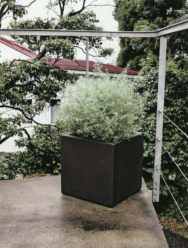 植木鉢・FRP・ブラックアイロンライト・BLチェルトンハム40(13号)(全高40cmtimes;口40cm)(底穴あり)(ファイバーグラス/軽量プランター/園芸/ポット)