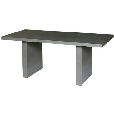 屋外対応 ASH アッシュ モノクローム テーブル 180型 全高75cm×幅180cm 繊維強化セメントボード 机 デスク ガーデンファーニチャー