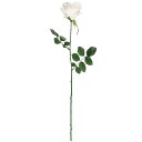 【造花】おしゃれ インテリア ローズ ホワイト 全長67cm 4本セット 薔薇 バラ ばら 人工観葉植物 アーティフィシャルフラワー 花材 フラワーアレンジメン...