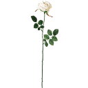 【造花】おしゃれ インテリア ローズ バニラ 全長67cm 4本セット 薔薇 バラ ばら 人工観葉植物 アーティフィシャルフラワー 花材 フラワーアレンジメント...