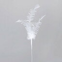 【造花】おしゃれ インテリア 羽毛玉入ススキ 透明ビーズ付 全長20cm×幅5cm 12本セット 1袋6本×2袋 チキンフェザー アーティフィシャルフラワー 花...