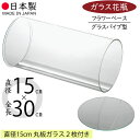 グラスパイプ 丸板ガラス付き 国産品 日本製 ガラス花瓶 おしゃれ 人気 フラワーベース 花器 おすすめ 透明 クリア インテリア 硝子 花入れ フラワーアレン...