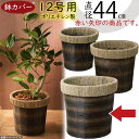 バスケット 鉢カバー プランター カバー 大型 ブラウン 茶 おしゃれ 人気 インテリア 観葉植物 インドアグリーン インテリアグリーン 花器 ギフト フラワーアレンジメント 花 緑 園芸鉢 観葉鉢 植木鉢 ポット ナチュラル モダン 気品 お洒落 籠 かご カゴ 収納 雑貨 12号用