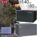 植木鉢 大型 おしゃれ 人気 プランター おすすめ ポット 器 園芸鉢 四角 ボックス 黒 灰 グレー ブラック 観葉植物 緑 ガーデニング インテリアグリーン...